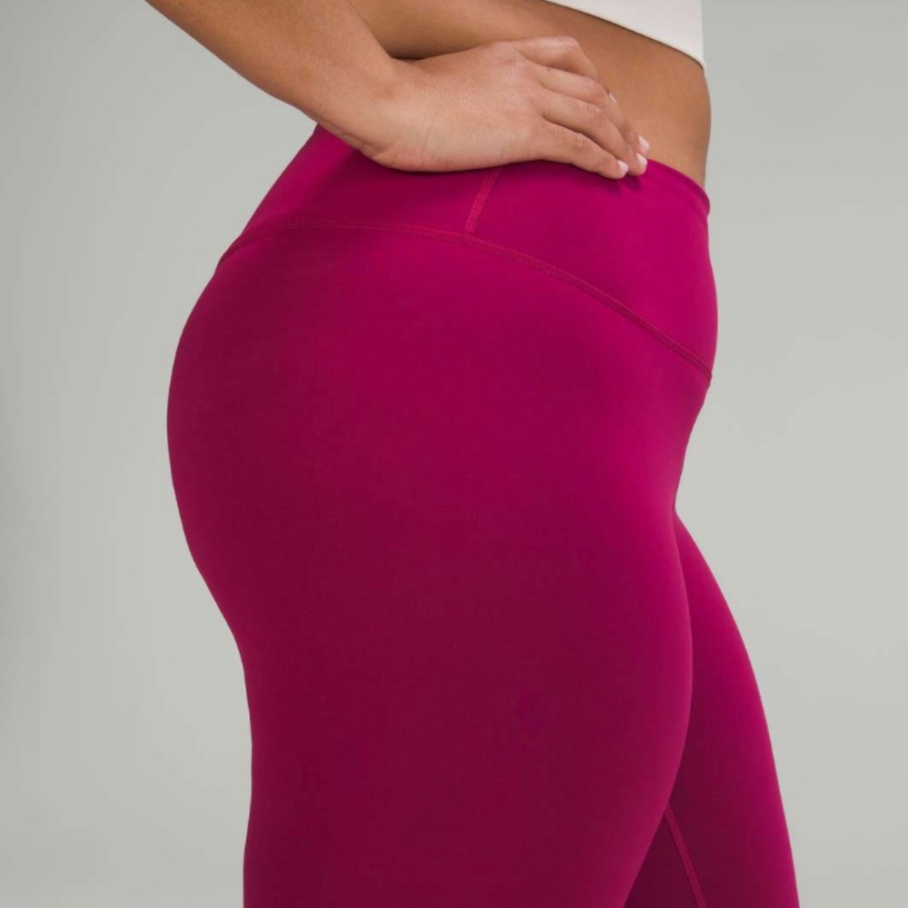 🍋 Lululemon Wunder Train High-Rise Tight 25" Pomegranate 2